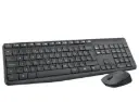Logitech MK235 Wireless Keyboard and Mouse Set for Windows, 2.4 GHz Wireless Unifying USB Receiver, 15 FN Keys, Long Battery Life, Compatible with PC, Laptop - Graphite Grey