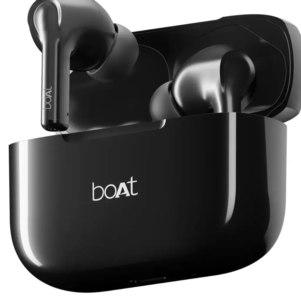 boAt Airdopes 161  (Pebble Black)