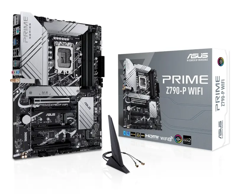 ASUS Prime Z790-P WiFi Lga 1700(Intel 13Th &12Th Gen) ATX Motherboard (Pcie 5.0,Ddr5,14+1 Power Stages,3X M.2,WiFi 6,Bluetooth V5.2,2.5Gb LAN, Front Panel USB 3.2 Gen 2 Type-C, Thunderbolt 4/Usb4)