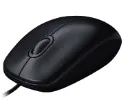 Logitech M90 Wired USB Mouse, 3 yr Warranty, 1000 DPI Optical Tracking, Ambidextrous PC/Mac/Laptop - Black